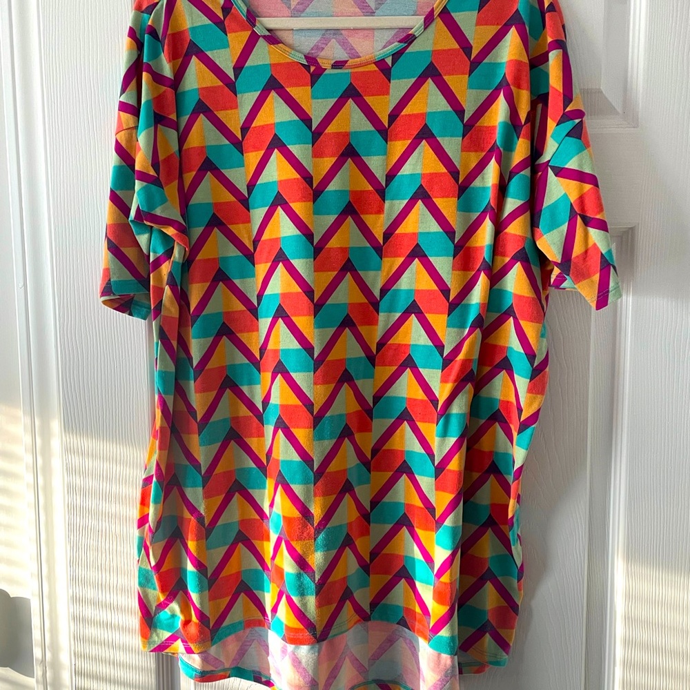 Colorful LulaRoe Irma Size L